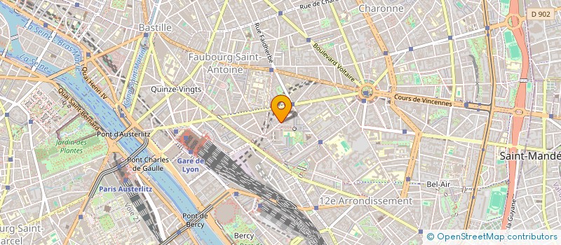 localisation de l'entreprise MADAME SIHAM KADRI  PARIS 12