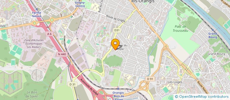 localisation de l'entreprise MADAME SIHAM KASMI  RIS-ORANGIS