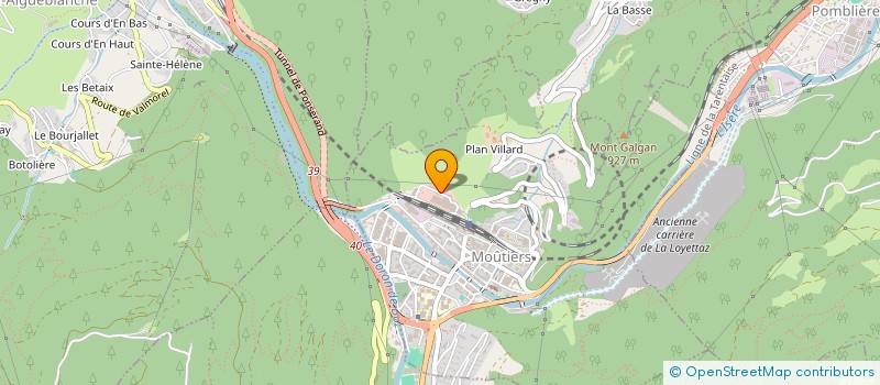 localisation de l'entreprise MADAME SIHAM LADAIRI  MOUTIERS