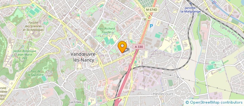 localisation de l'entreprise MADAME SIHAM MAMMA  VANDUVRE-LES-NANCY