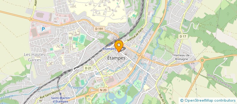 localisation de l'entreprise MADAME SIHAM MANSOURI à ETAMPES