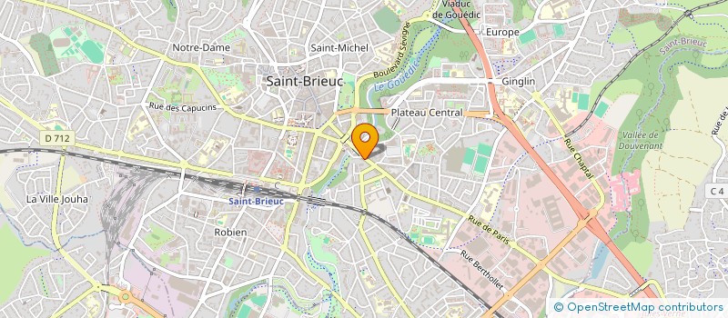 localisation de l'entreprise MADAME SIHAM MOUTAHIR à SAINT-BRIEUC