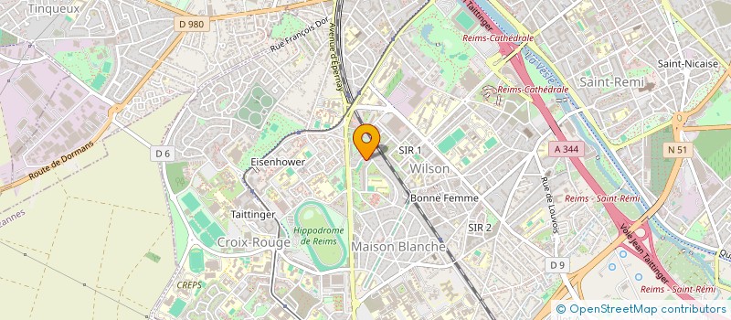 localisation de l'entreprise MADAME SIHAM NOUASRIA  REIMS