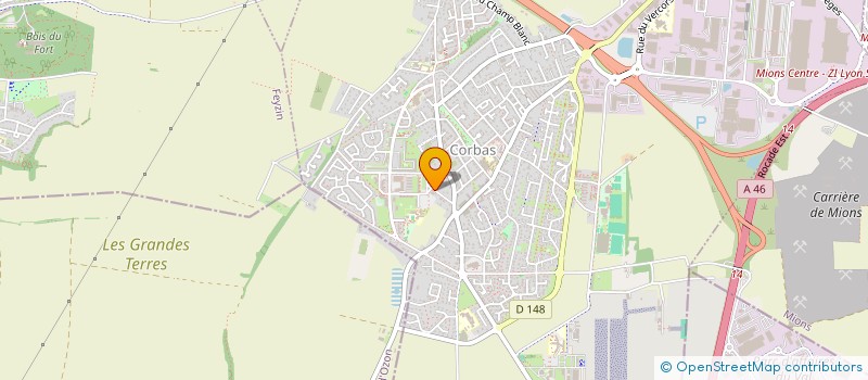 localisation de l'entreprise MADAME SIHAM RADHIA à CORBAS