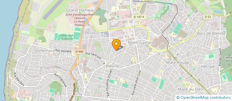 localisation de l'entreprise MADAME SIHAM RAOUI à LE HAVRE