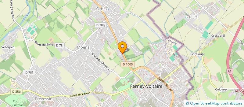 localisation de l'entreprise MADAME SIHAM REZIGA YAKOUBI  ORNEX