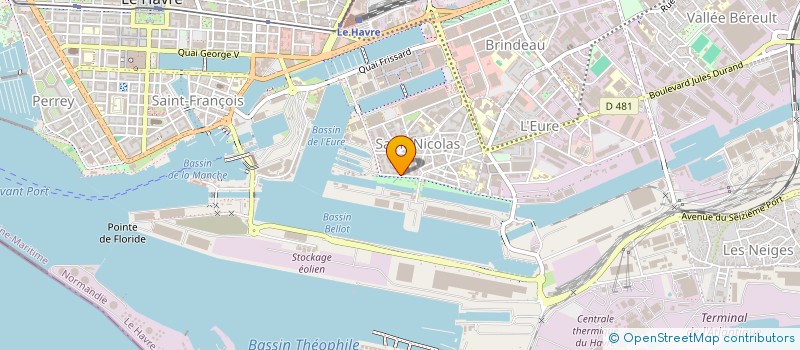 localisation de l'entreprise MADAME SIHAM SAAD  LE HAVRE