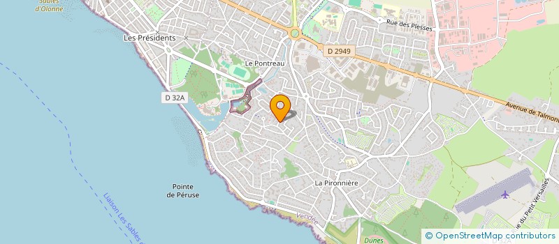 localisation de l'entreprise MADAME SIHAM SABHI  LES SABLES D'OLONNE