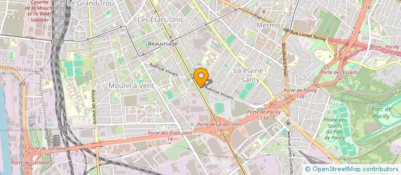 localisation de l'entreprise MADAME SIHAM SAHRAOUI  VENISSIEUX