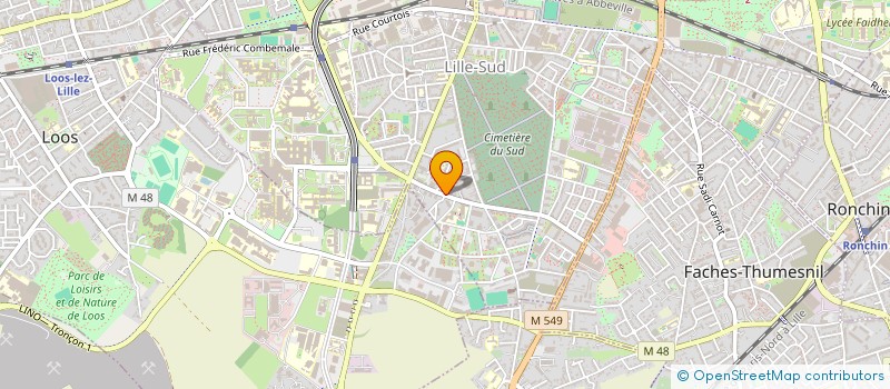 localisation de l'entreprise MADAME SIHAM SEYAH  LILLE