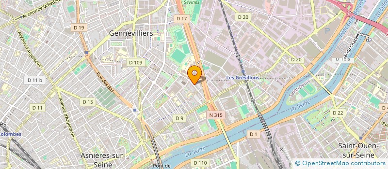 localisation de l'entreprise MADAME SIHAM TAHIR à GENNEVILLIERS