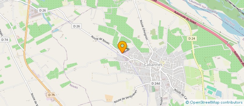 localisation de l'entreprise MADAME SIHAM TEKKI  CABANNES