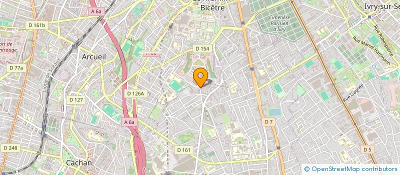 localisation de l'entreprise MADAME SIHAM WARDY  LE KREMLIN-BICETRE