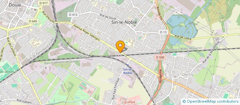 localisation de l'entreprise MADAME SIHAM ZAOUI à SIN-LE-NOBLE