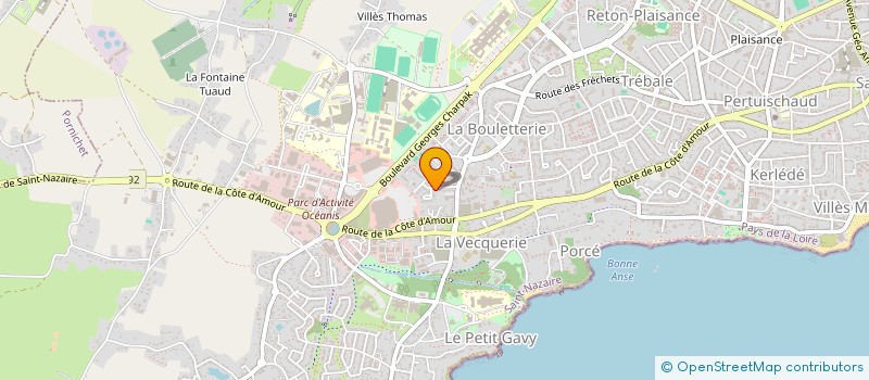 localisation de l'entreprise MADAME SIHAME BOUCHEBABA à SAINT-NAZAIRE