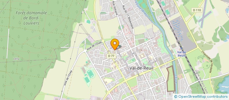 localisation de l'entreprise MADAME SIHAME CHAMBRIER  VAL-DE-REUIL