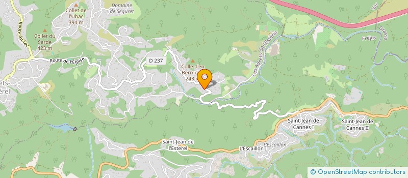 localisation de l'entreprise MADAME SIHAME LABIDI  LES ADRETS-DE-L'ESTEREL