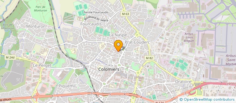 localisation de l'entreprise MADAME SIHAME VAN HAVER à COLOMIERS