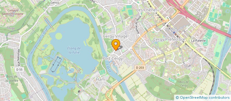 localisation de l'entreprise MADAME SIHEM BELBOUAB  CERGY