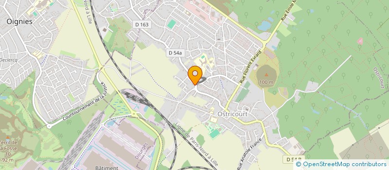 localisation de l'entreprise MADAME SIHEM BENACHOUR  OSTRICOURT