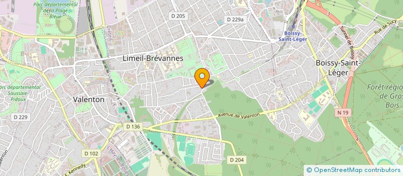 localisation de l'entreprise MADAME SIHEM BENAISSA  LIMEIL-BREVANNES