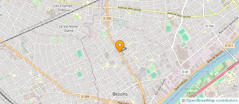 localisation de l'entreprise MADAME SIHEM BENMOHAMED  BEZONS