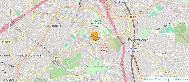 localisation de l'entreprise MADAME SIHEM BIDHI à ROSNY-SOUS-BOIS