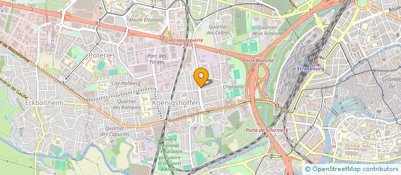 localisation de l'entreprise MADAME SIHEM BOUDJEDIR à STRASBOURG