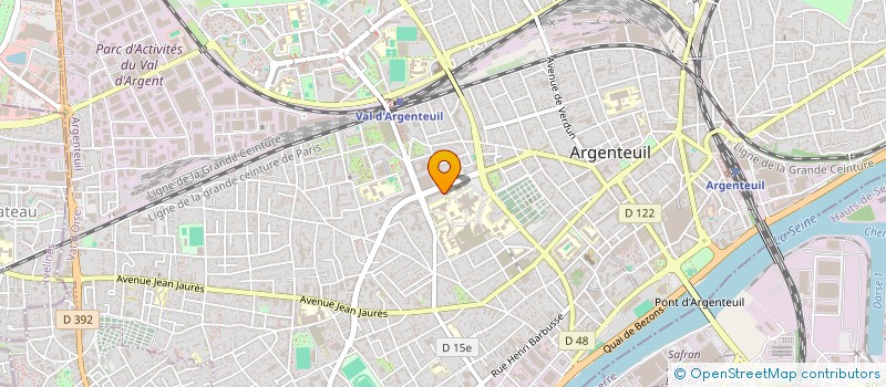 localisation de l'entreprise MADAME SIHEM BOUGHNIM  ARGENTEUIL