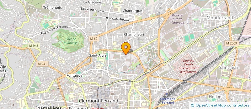 localisation de l'entreprise MADAME SIHEM BRIKI  CLERMONT-FERRAND