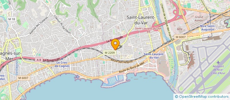 localisation de l'entreprise MADAME SIHEM DENIDNI à SAINT-LAURENT-DU-VAR