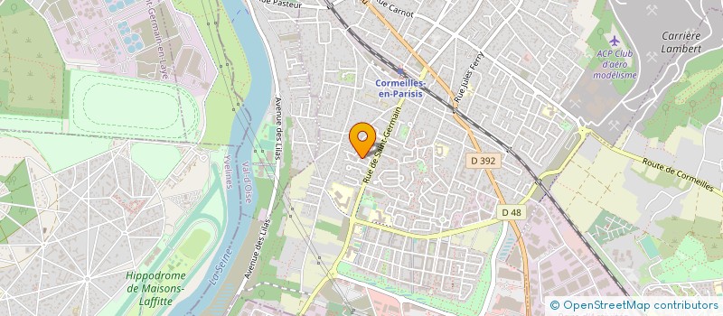 localisation de l'entreprise MADAME SIHEM GLIGUEM  CORMEILLES-EN-PARISIS