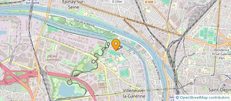 localisation de l'entreprise MADAME SIHEM GOARA à VILLENEUVE-LA-GARENNE