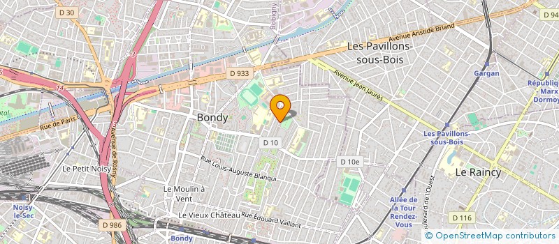 localisation de l'entreprise MADAME SIHEM JONVAL  BONDY