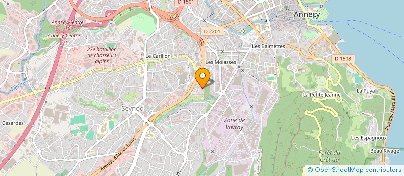 localisation de l'entreprise MADAME SIHEM LAHCENE-GUERNAZ à ANNECY