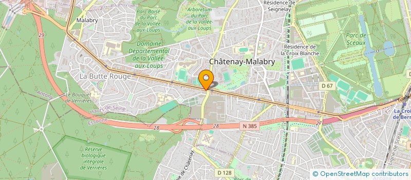 localisation de l'entreprise MADAME SIHEM MAZOUZ  CHATENAY-MALABRY