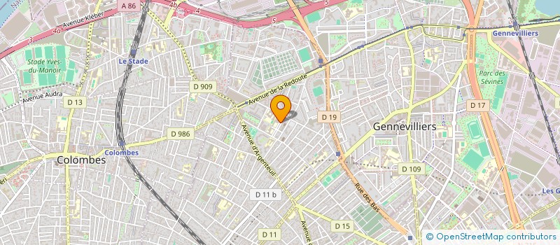 localisation de l'entreprise MADAME SIHEM OUALI  ASNIERES-SUR-SEINE