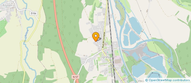 localisation de l'entreprise MADAME SIHEM OUGHANEM  IGNEY