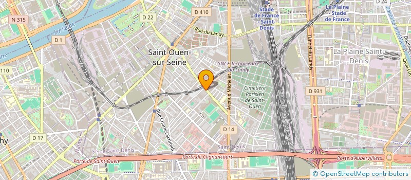 localisation de l'entreprise MADAME SIHEM OUILLANI à SAINT-OUEN-SUR-SEINE