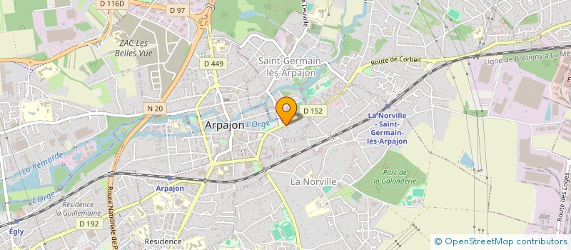 localisation de l'entreprise MADAME SIHEM OULDBRAHIM à ARPAJON