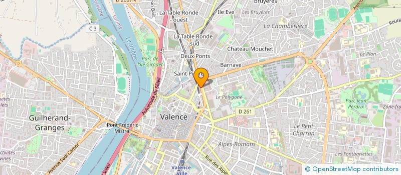 localisation de l'entreprise MADAME SIHEM OUNAS  VALENCE