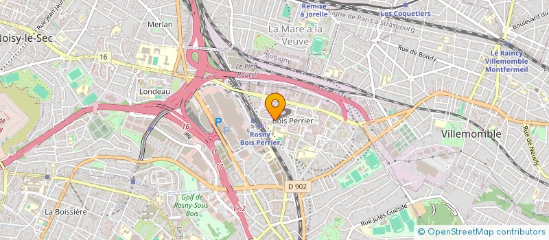 localisation de l'entreprise MADAME SIJIA HUANG à ROSNY-SOUS-BOIS