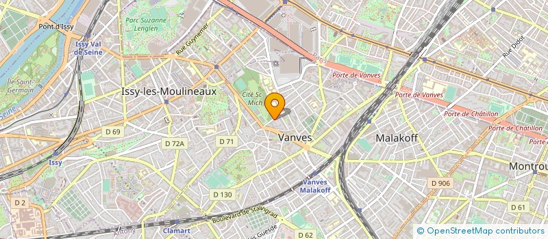 localisation de l'entreprise MADAME SIKAVI AKOSSOU  VANVES