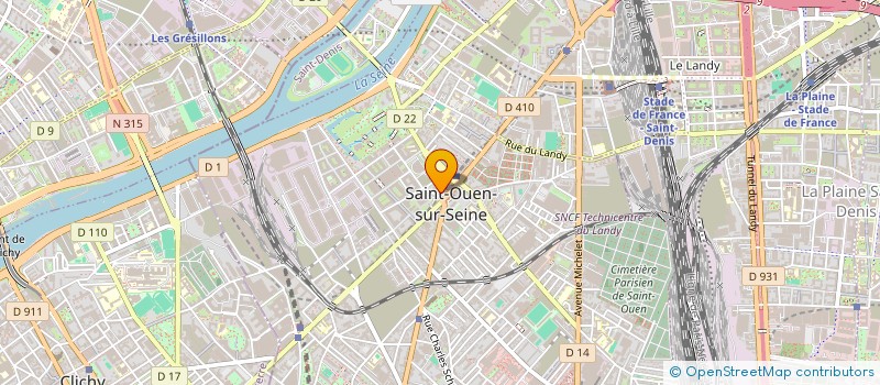 localisation de l'entreprise MADAME SILAMI SAFA à SAINT-OUEN-SUR-SEINE