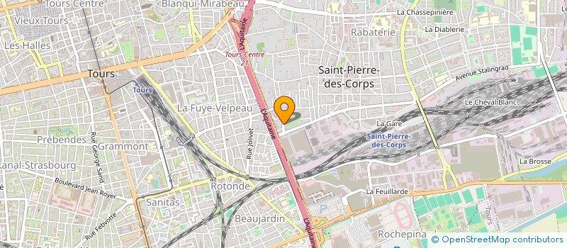 localisation de l'entreprise MADAME SILENE BENBADRA  SAINT-PIERRE-DES-CORPS