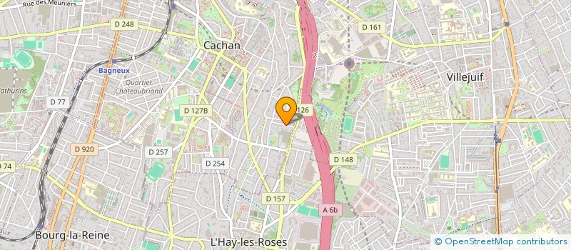 localisation de l'entreprise MADAME SILENE DELORME  CACHAN