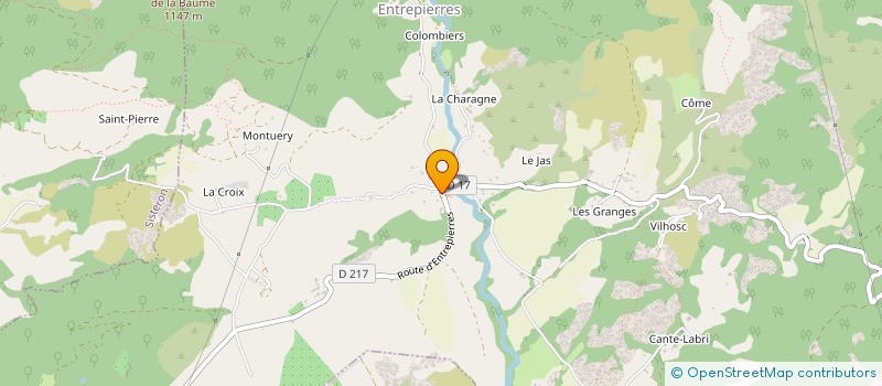 localisation de l'entreprise MADAME SILENE GIULI  ENTREPIERRES