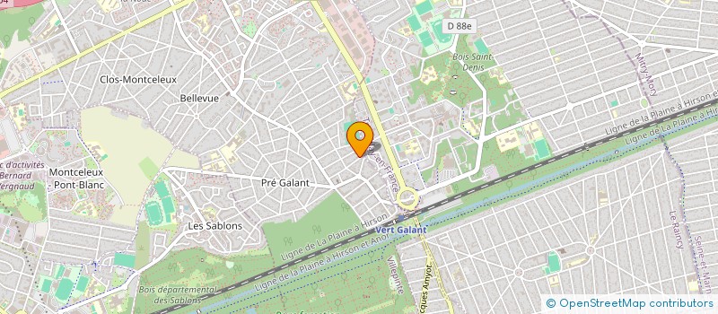 localisation de l'entreprise MADAME SILFANIE ANTOINE  VILLEPINTE