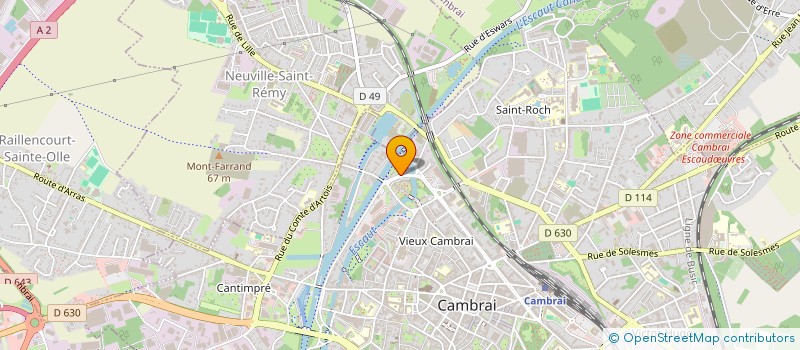 localisation de l'entreprise MADAME SILIA DECORTES  CAMBRAI