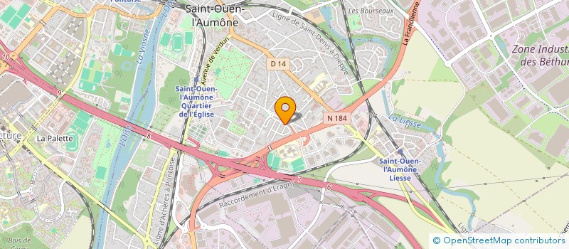 localisation de l'entreprise MADAME SILIA SEDIRA à SAINT-OUEN-L'AUMONE